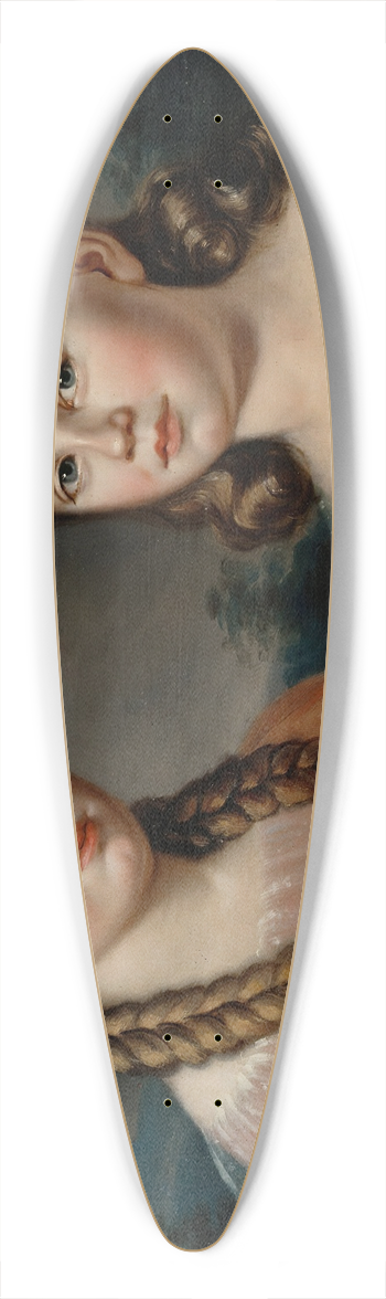 Johan Erik Lindh - Jacobina And Helena Simelius 39.3 inch art pintail longboard deck