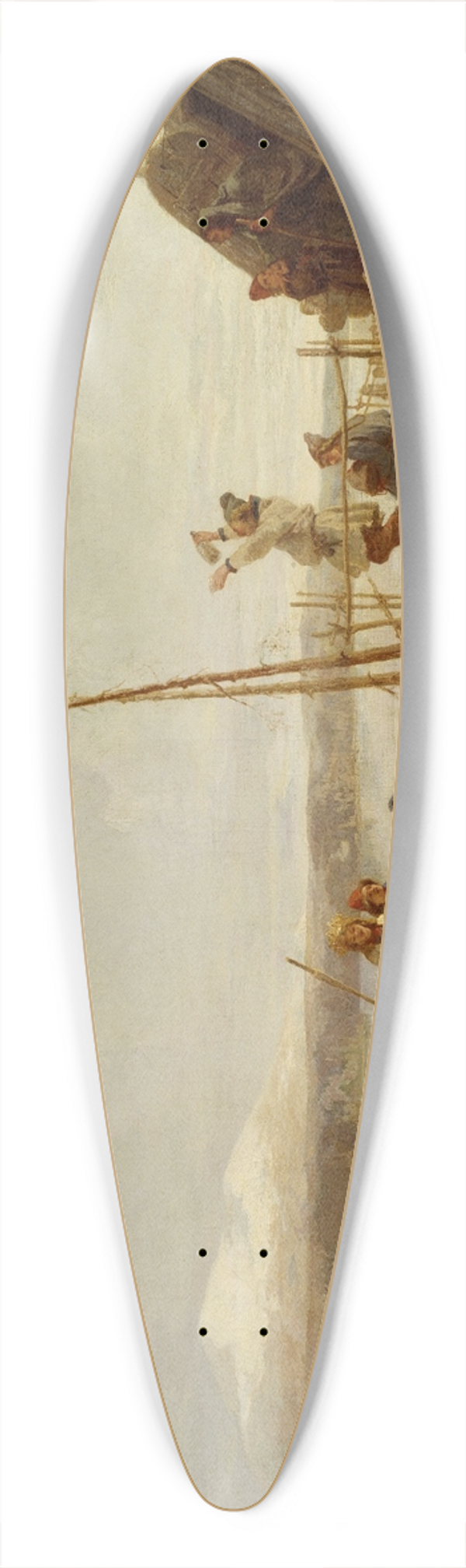 Johan Fredrik Hckert - Bridal Homecoming at Lake Hornavan 39.3 inch art pintail longboard deck