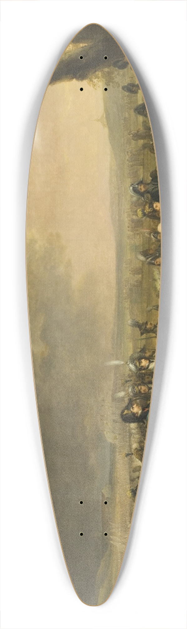 Johan Gustaf Sandberg - Review on Ladugrdsgrde, Stockholm 39.3 inch art pintail longboard deck