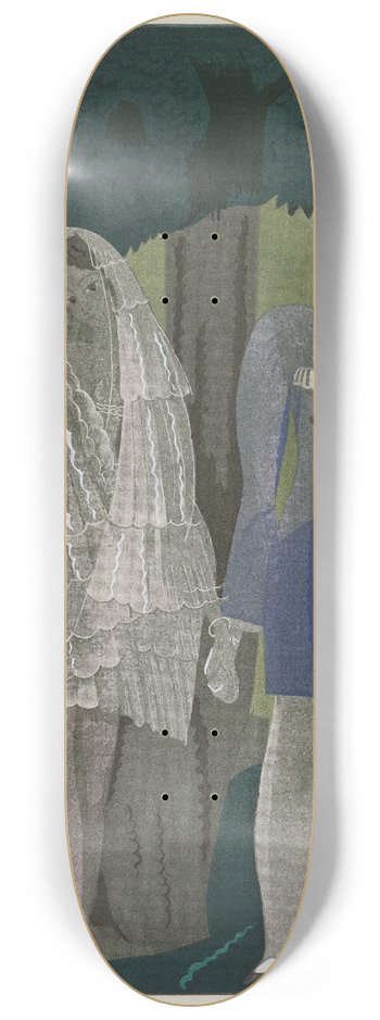 Charles Martin - Le mariage mlancolique ; Modes et Manires de Torquate 8.25 inch art skate deck