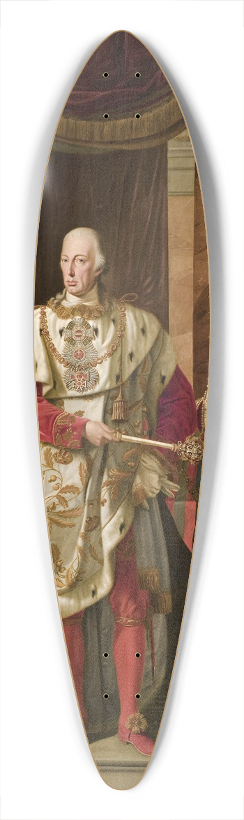 Johann Baptist Hoechle - Portrait of Francis II 39.3 inch art pintail longboard deck