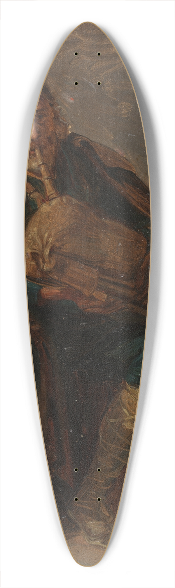 Johann Baptist Kirner - Dudelsack blasender Italiener 39.3 inch art pintail longboard deck