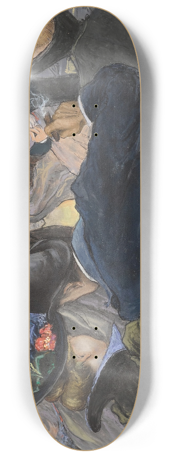 Charles Maurin - At The Ball 8.25 inch art skate deck