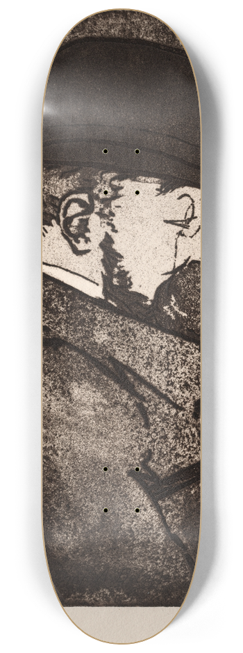Charles Maurin - Henri de Toulouse-Lautrec 8.25 inch art skate deck