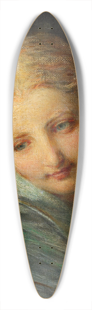 Johann Baptist Reiter - Bildnis einer blonden jungen Frau 39.3 inch art pintail longboard deck