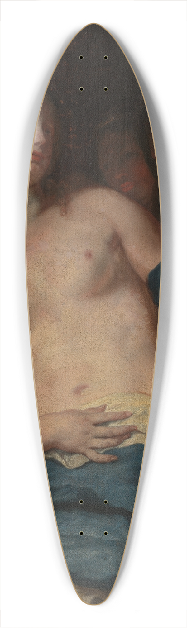 Johann Carl Loth - Cleopatra 39.3 inch art pintail longboard deck