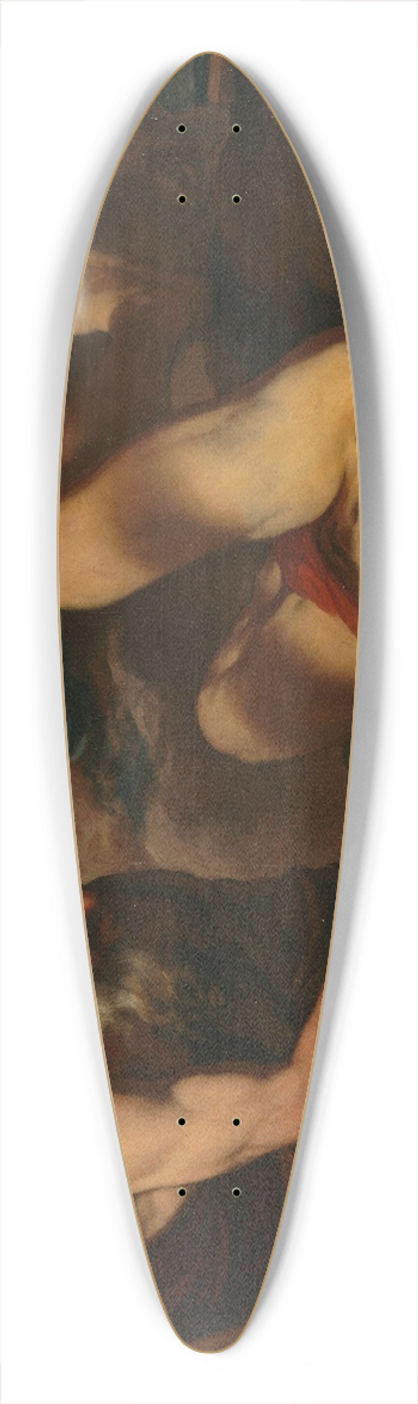 Johann Carl Loth - Selene and Endymion 39.3 inch art pintail longboard deck