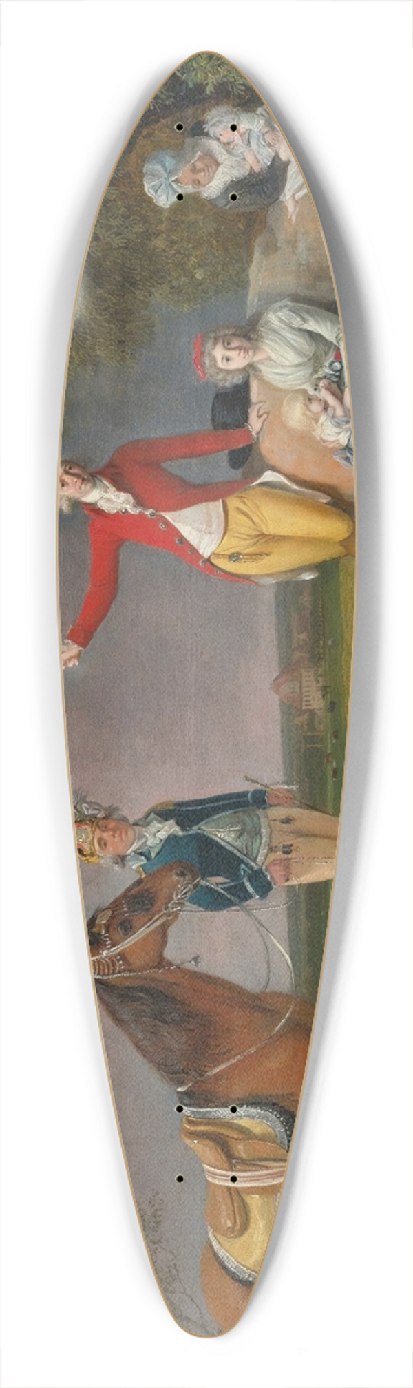 Johann Christian Klengel - Portrait of Prince Alexander MikhailovichBeloselsky And HisFamily In a Landscape 39.3 inch art pintail longboard deck