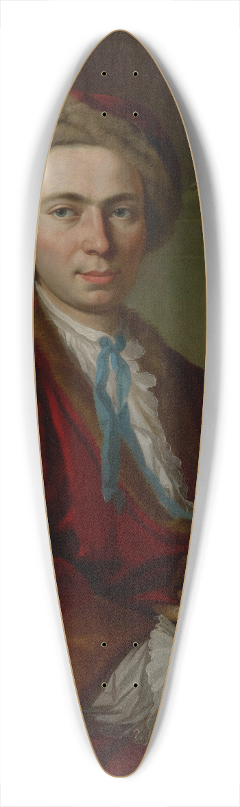 Johann Daniel Heimlich - Portrait of the Silversmith Johann Friedrich Baer 39.3 inch art pintail longboard deck