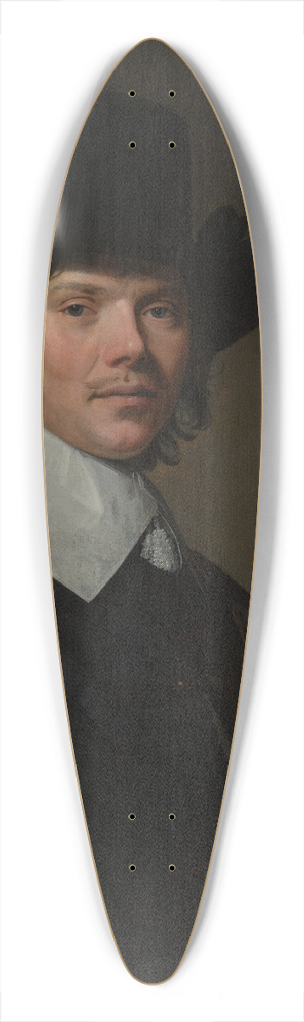 Johannes Cornelisz Verspronck - Portrait of a Man 39.3 inch art pintail longboard deck