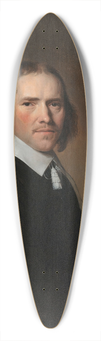 Johannes Cornelisz Verspronck - Portrait of Dirck, Johannes, or Jacobus Wallis 39.3 inch art pintail longboard deck