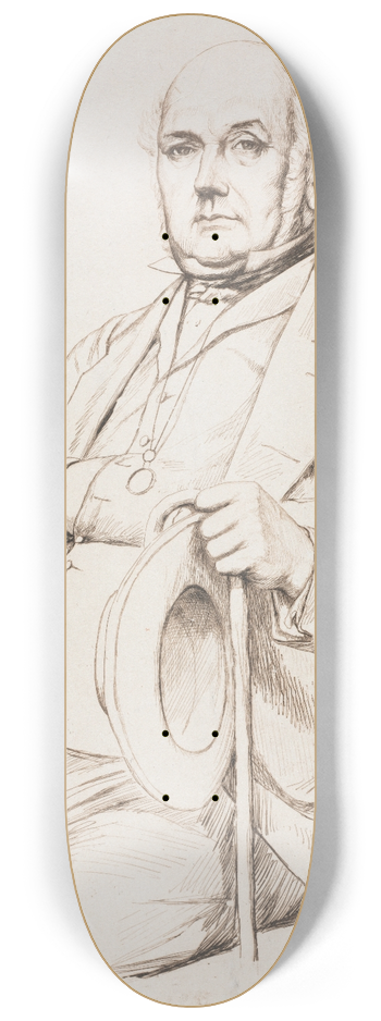 Charles Meryon - Casimir le Conte, after Boulanger 8.25 inch art skate deck