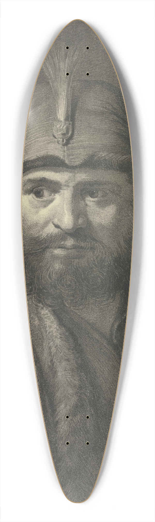 Johannes Pieter De Frey - Portrt eines brtigen Mannes in polnischer Kleidung 39.3 inch art pintail longboard deck
