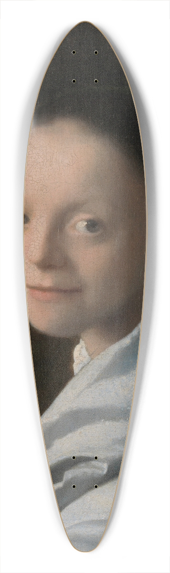 Johannes Vermeer - Study of a Young Woman 39.3 inch art pintail longboard deck