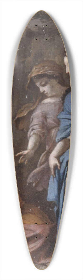 Johannes Voorhout - Finding of Moses 39.3 inch art pintail longboard deck