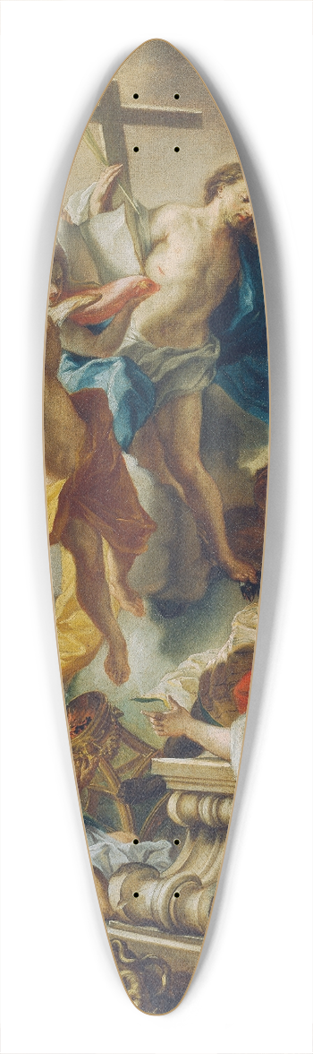 Johann Evangelist Holzer - Sieg des Christentums ber das Heidentum 39.3 inch art pintail longboard deck