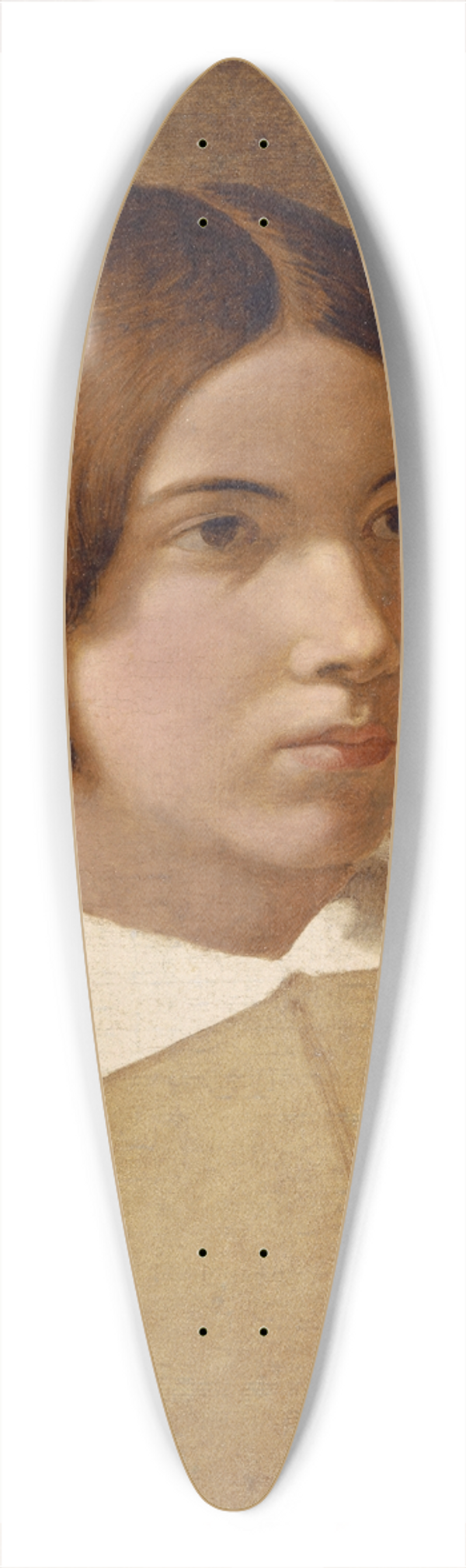 Johann Friedrich Overbeck - Portrait of the Painter Franz von Rohden 39.3 inch art pintail longboard deck