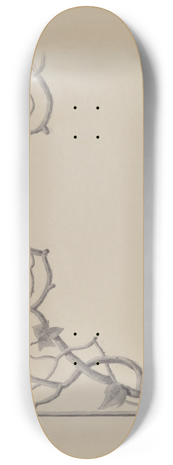 Charles Moss - Grille on Porch 8.25 inch art skate deck