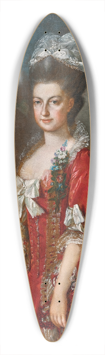 Johann Georg Weikert - Portrait of Archduchess Marie Christine, Duchess of Teschen (17421798) 39.3 inch art pintail longboard deck