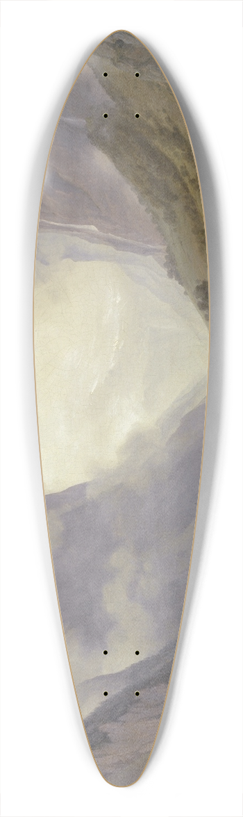 Johann Heinrich Schilbach - The Lauterbrunnen 39.3 inch art pintail longboard deck
