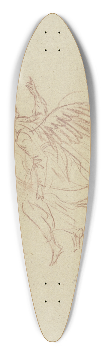 Johann Heinrich Tischbein the elder - The Annunciation 39.3 inch art pintail longboard deck