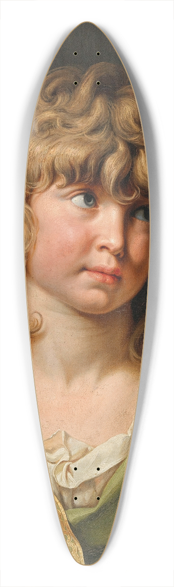Johann Heinrich Wilhelm Tischbein - Portrait of a boy with blond curls 39.3 inch art pintail longboard deck