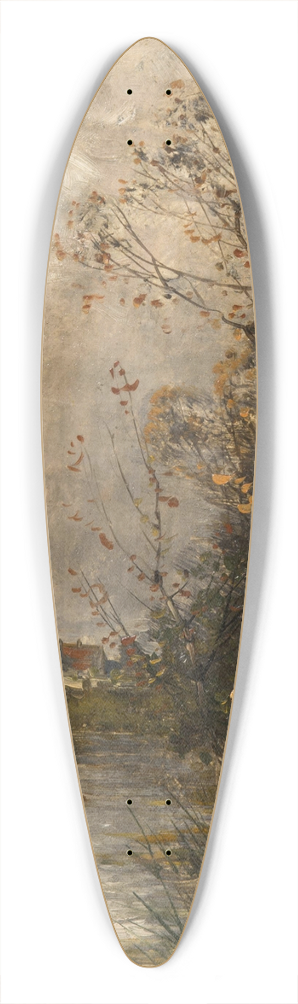 Johann Jungblut - Autumn 39.3 inch art pintail longboard deck