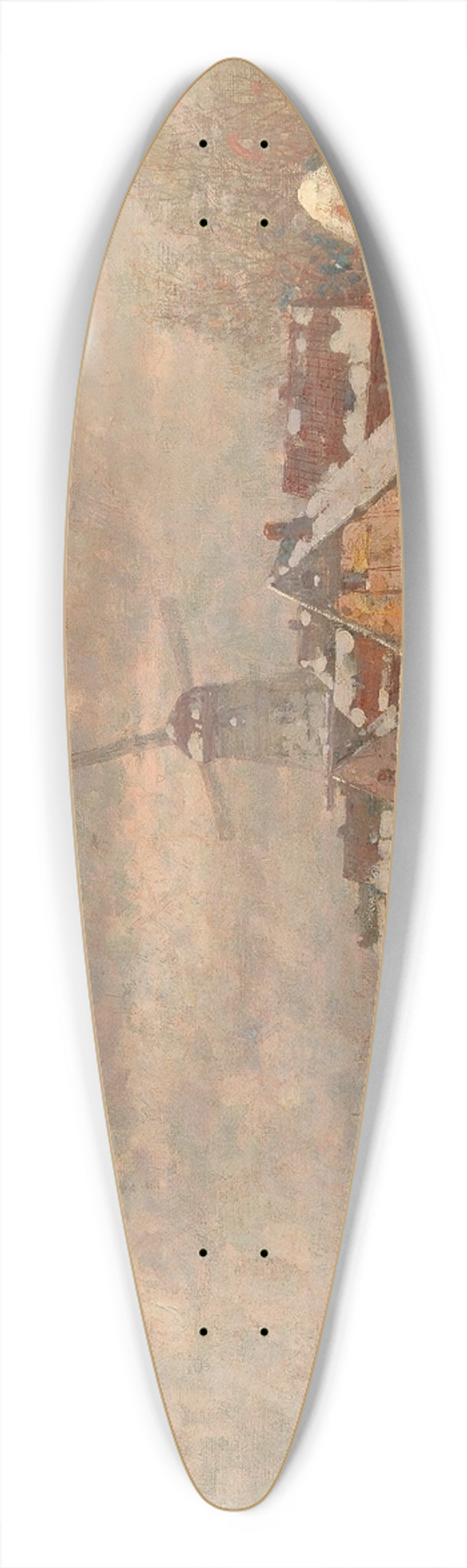 Johann Jungblut - Fun on the Ice 39.3 inch art pintail longboard deck