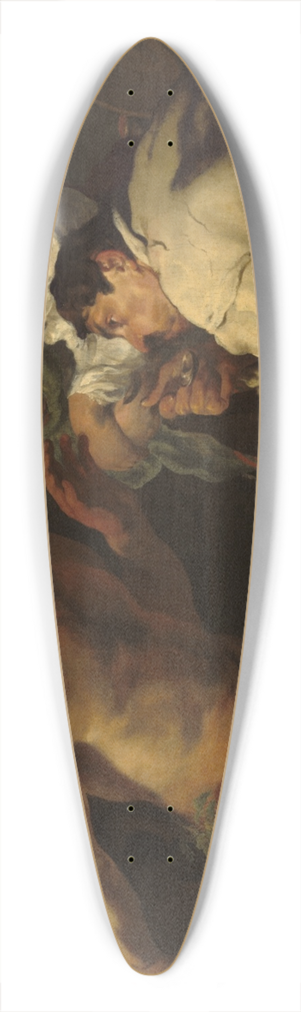 Johann Liss - The Satyr and the Peasant 39.3 inch art pintail longboard deck