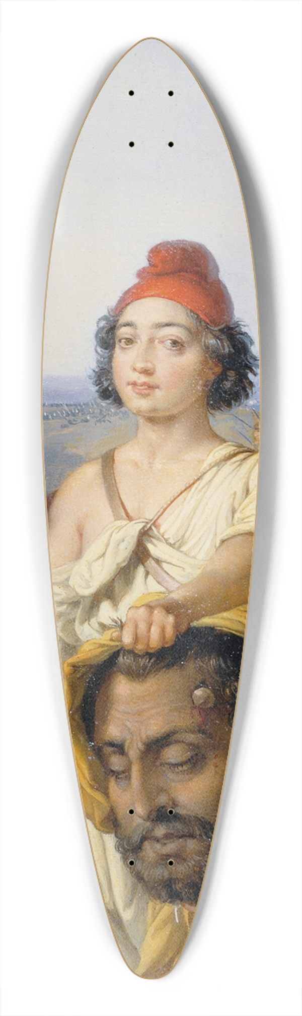 Johann Peter Krafft - David mit dem Haupt Goliaths 39.3 inch art pintail longboard deck
