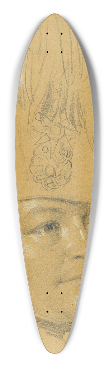 Johann Peter Krafft - Freiherr von Knesebeck 39.3 inch art pintail longboard deck