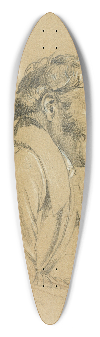 Johann Peter Krafft - Mnnliche Studie zu Rckkehr des Kaisers Franz aus Pressburg 39.3 inch art pintail longboard deck