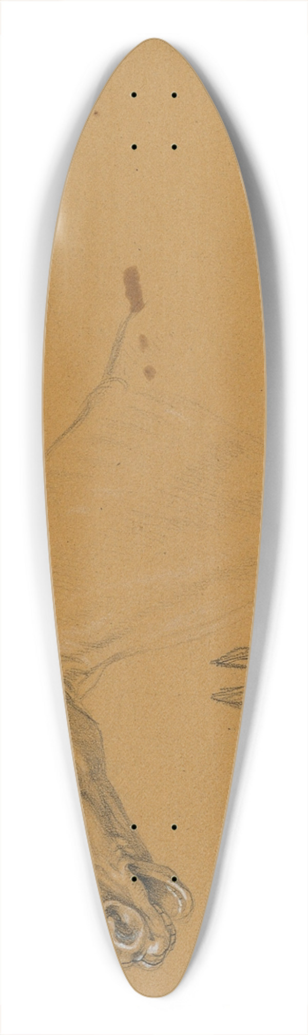 Johann Peter Krafft - Pferdestudie zu Erzherzog Karl mit seinem Stab in der Schlacht bei Aspern 39.3 inch art pintail longboard deck