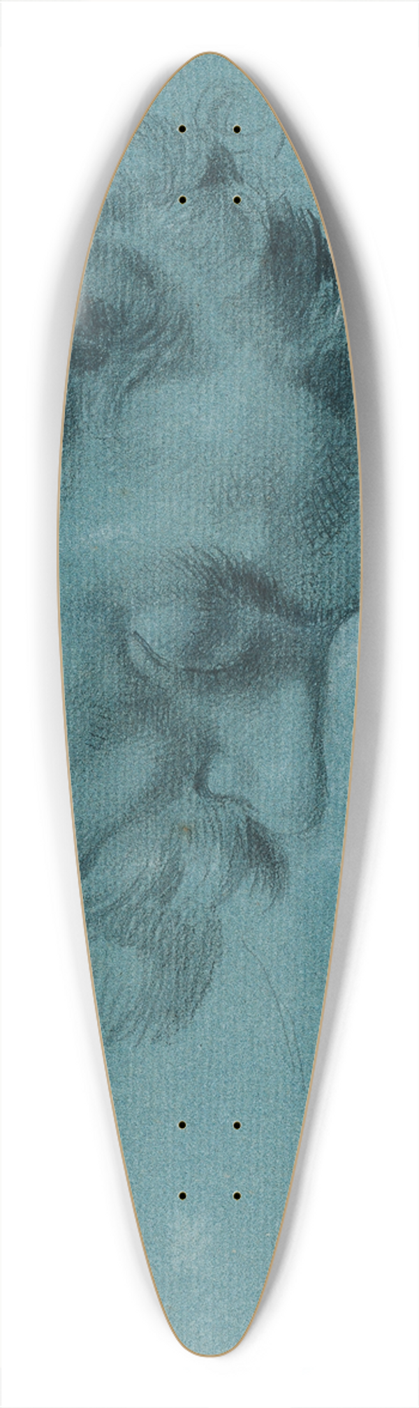 Johann Peter Krafft - Portrtstudie zu David mit dem Haupt Goliaths 39.3 inch art pintail longboard deck