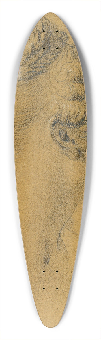 Johann Peter Krafft - Weibliche Studie zu den Wandgemlden in der Hofburg 39.3 inch art pintail longboard deck