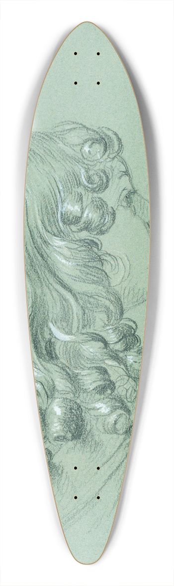 Johann Peter Krafft - Weibliche Studie zum Einzug nach dem Pariser Frieden 39.3 inch art pintail longboard deck