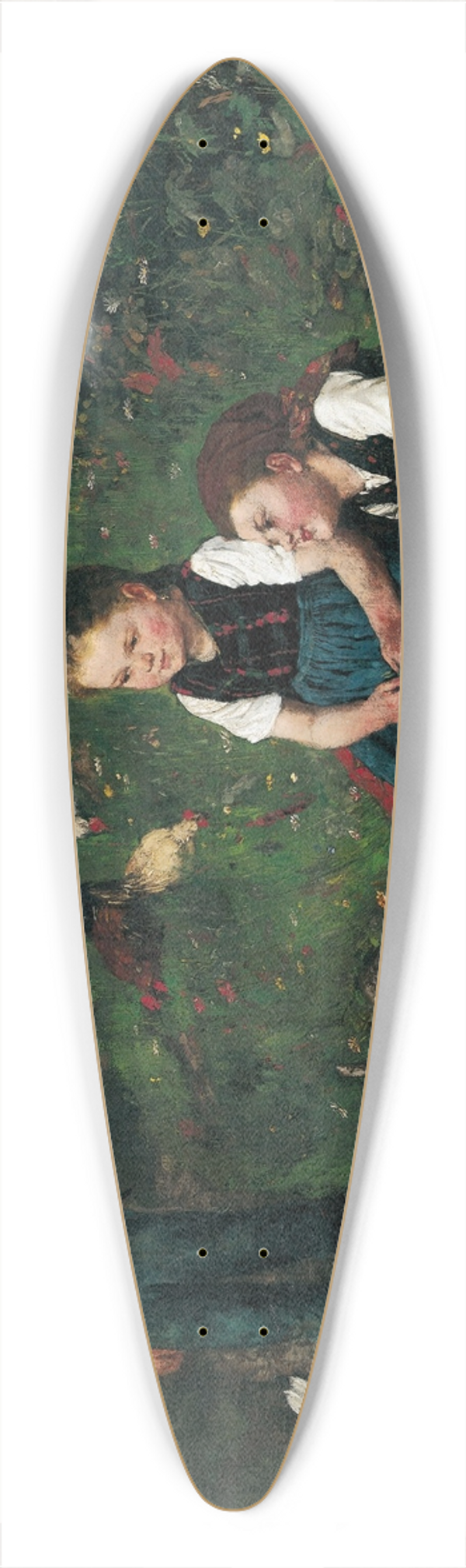 Johann Sperl - Sommertag 39.3 inch art pintail longboard deck