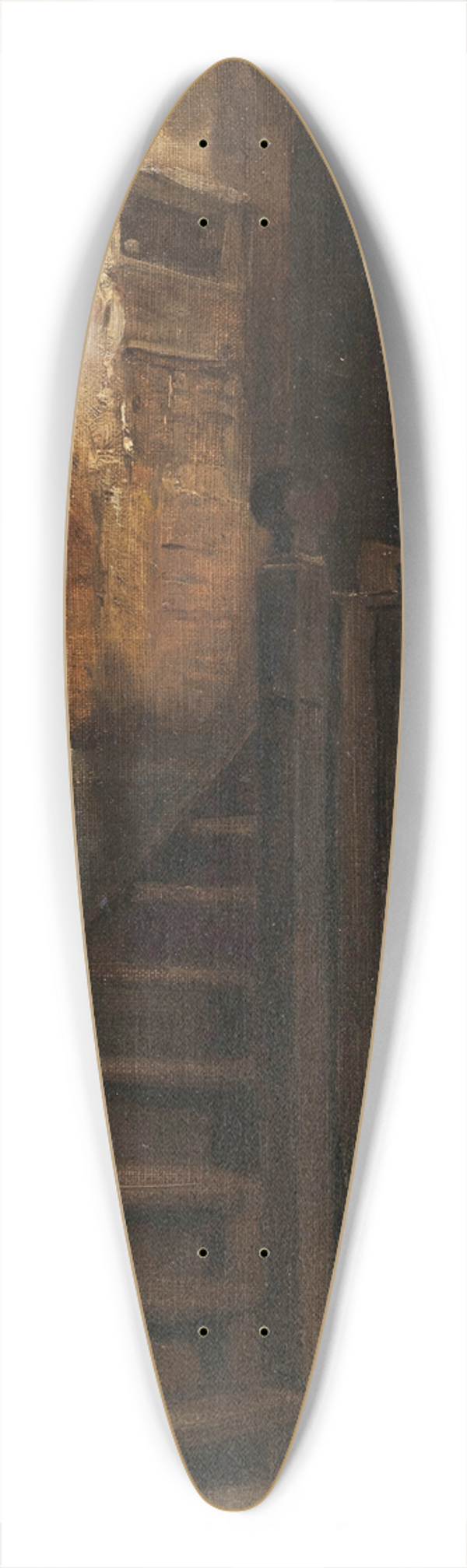 Johann Sperl - Stiegenaufgang 39.3 inch art pintail longboard deck