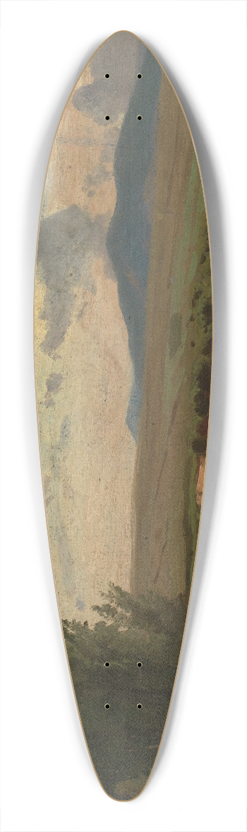 Johann Wilhelm Schirmer - Sdfranzsische Landschaft mit kahler Bschung 39.3 inch art pintail longboard deck