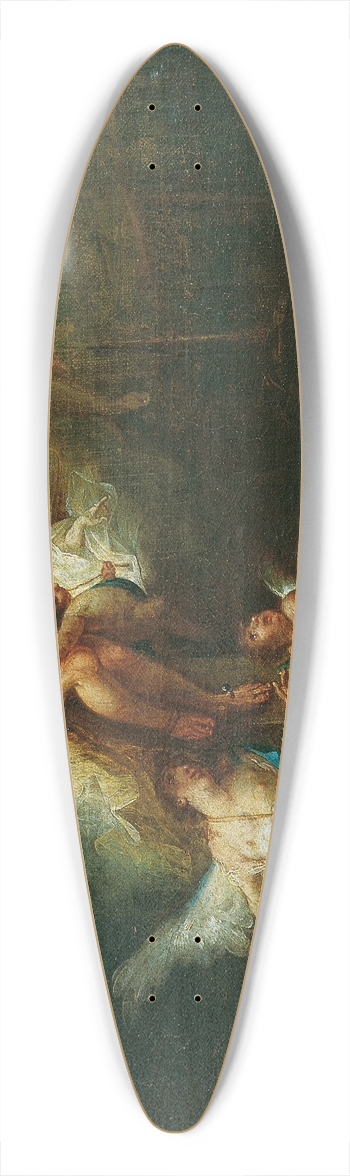 Johann Wolfgang Baumgartner - Christ takes the good thief to heaven 39.3 inch art pintail longboard deck