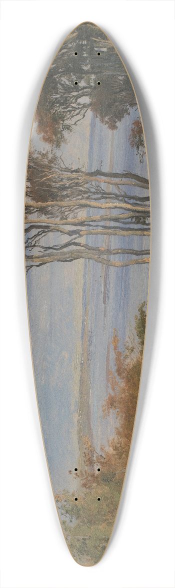 Johan Thomas Lundbye - Kols Wood, Vejrhj 39.3 inch art pintail longboard deck