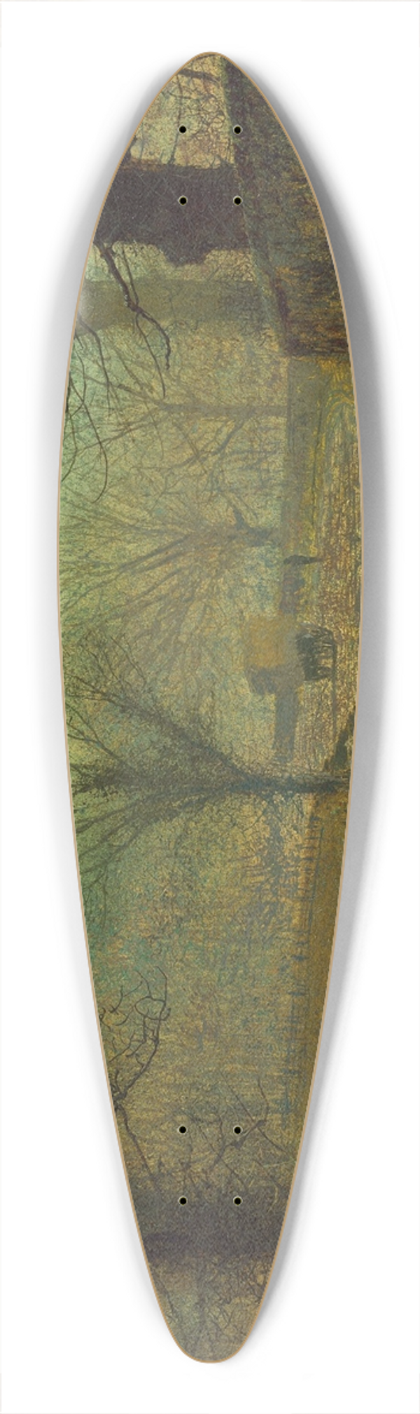 John Atkinson Grimshaw - Stapleton Park, near Pontefract 39.3 inch art pintail longboard deck