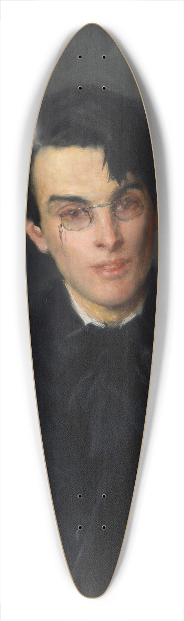 John Butler Yeats - Portrait of William Butler Yeats (1865-1939), Poet 39.3 inch art pintail longboard deck