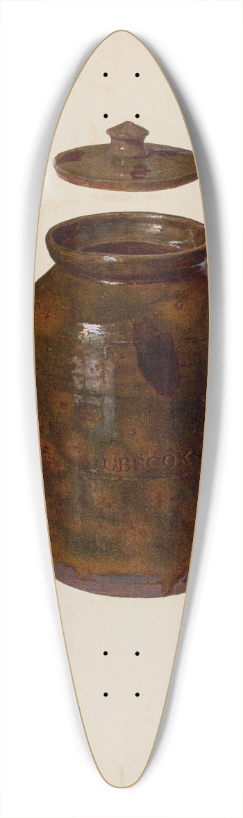John Collins - Covered Jar 39.3 inch art pintail longboard deck