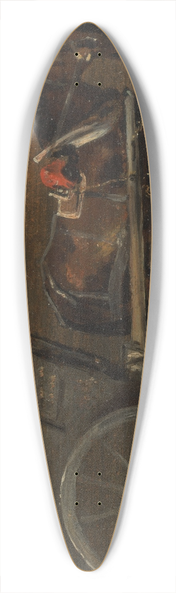 John Constable - Horse and Cart 39.3 inch art pintail longboard deck