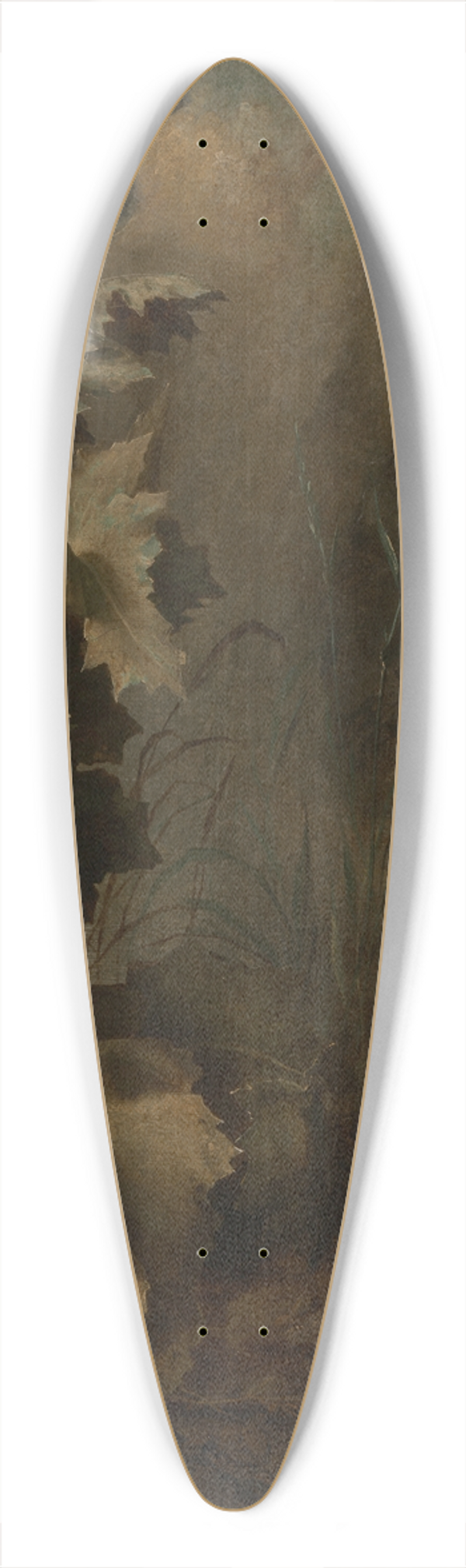 John Crome - An Egyptian Poppy and a Water Mole 39.3 inch art pintail longboard deck