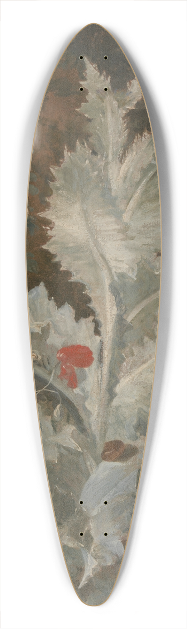 John Crome - A Thistle 39.3 inch art pintail longboard deck