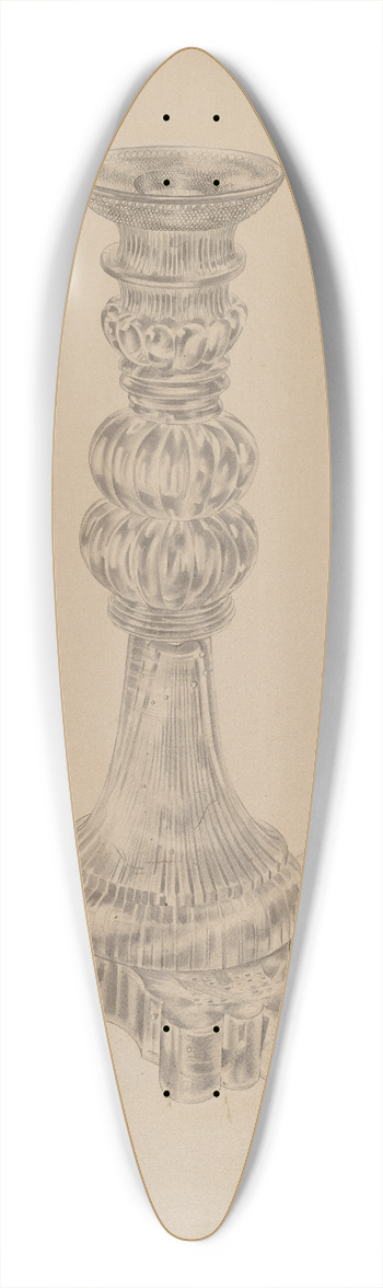 John Dana - Candlestick 39.3 inch art pintail longboard deck