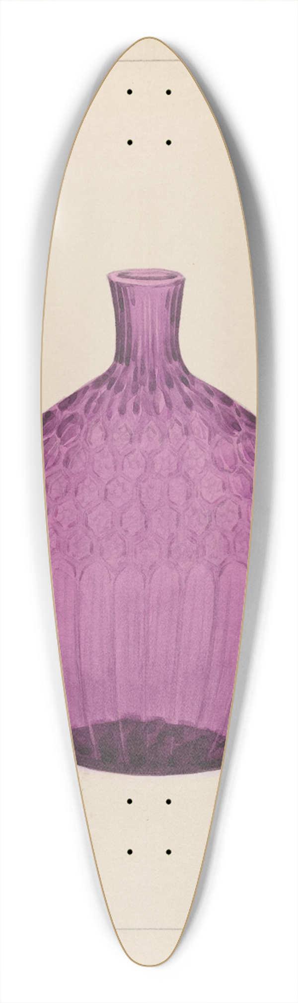 John Dana - Flask 39.3 inch art pintail longboard deck
