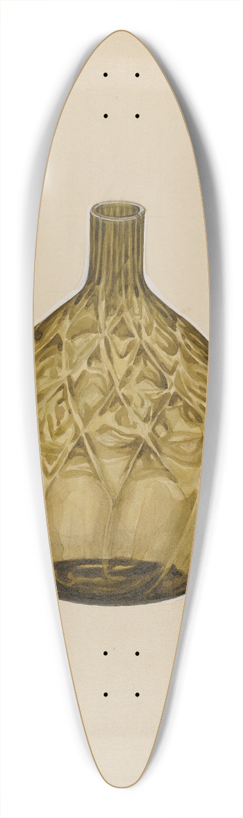 John Dana - Flask  Liquor 39.3 inch art pintail longboard deck